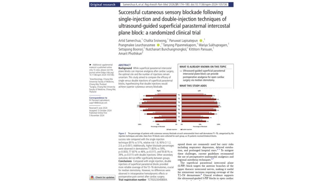 Double vs. single-injection parasternal block: Does greater coverage mean better outcomes?