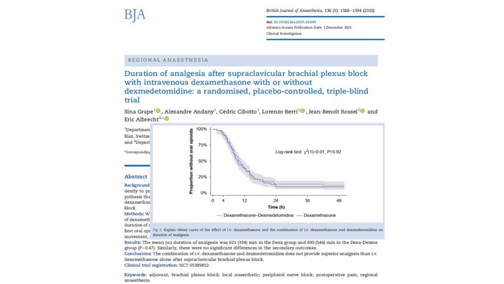 Intravenous dexamethasone alone vs combination therapy for prolonging regional block analgesia: what clinicians need to know